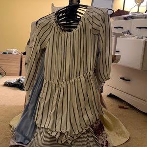 striped tillys romper